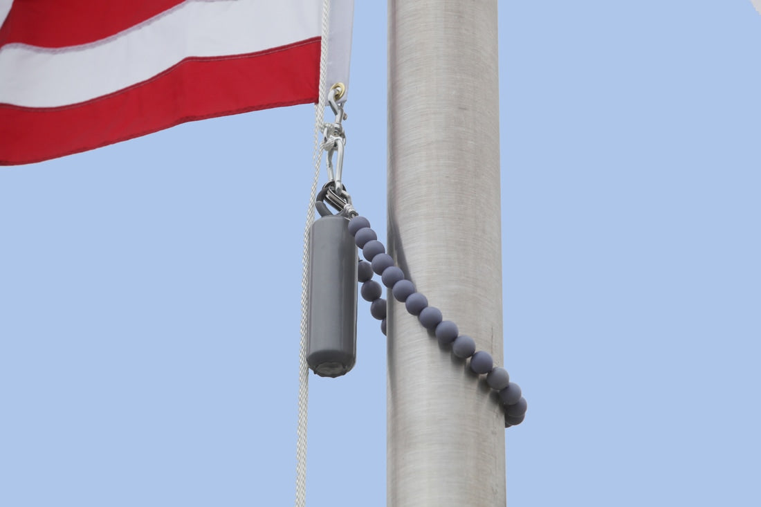 flag pole rings