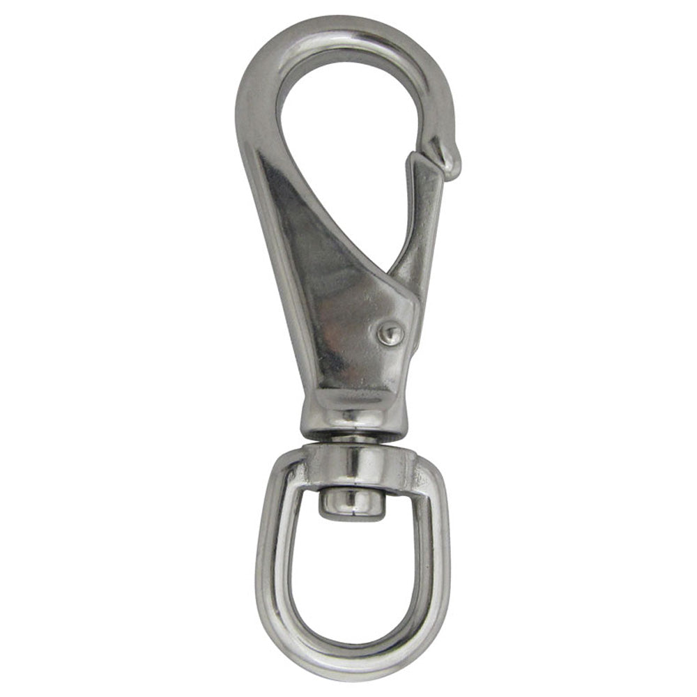 Stainless Steel Swivel Snap Hook with Large Eye Opening - for Larger F –  Flagpole Gear
